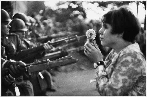 Flower Child, Pentagon Protest; Marc Riboud, October 21, 1967